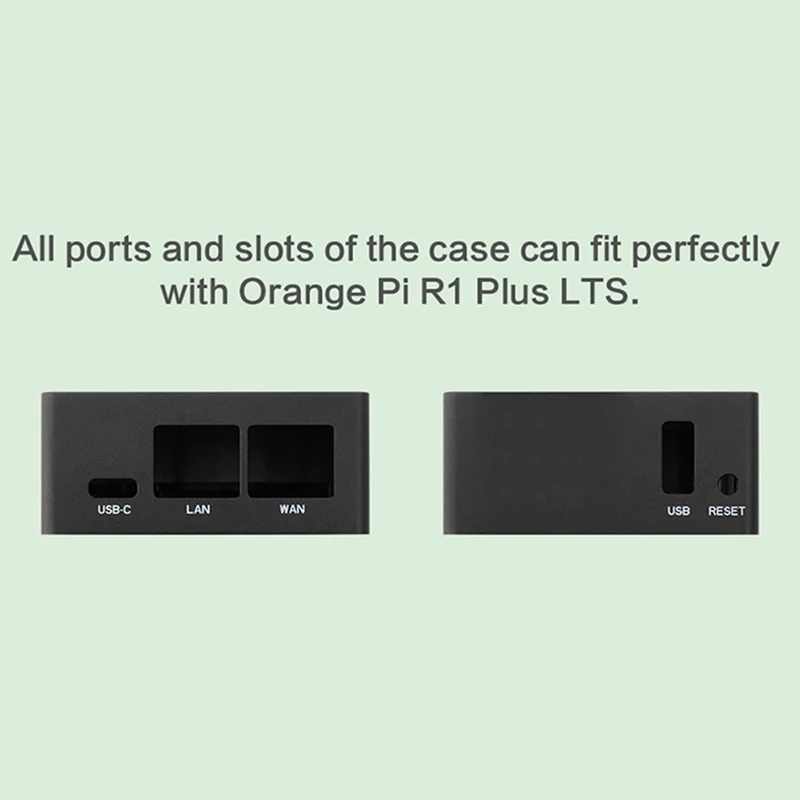 For Orange Pi R1 Plus LTS Development Board+Case 1GB DDR3 Rockchip RK3328 Open Source Run Android9/Ubuntu/Openwrt OS