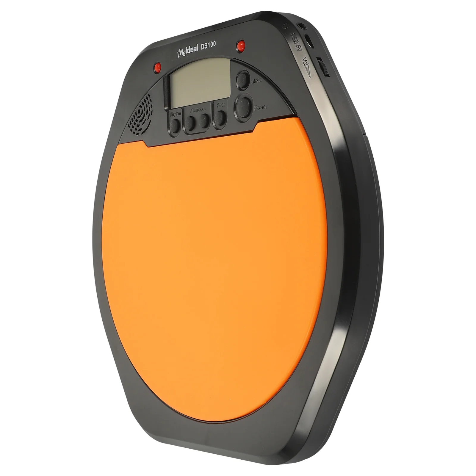 

Electronic Drum Pad Metronome With Tap Lcd Display Shockproof Skid-Proof Lightweight Portable For