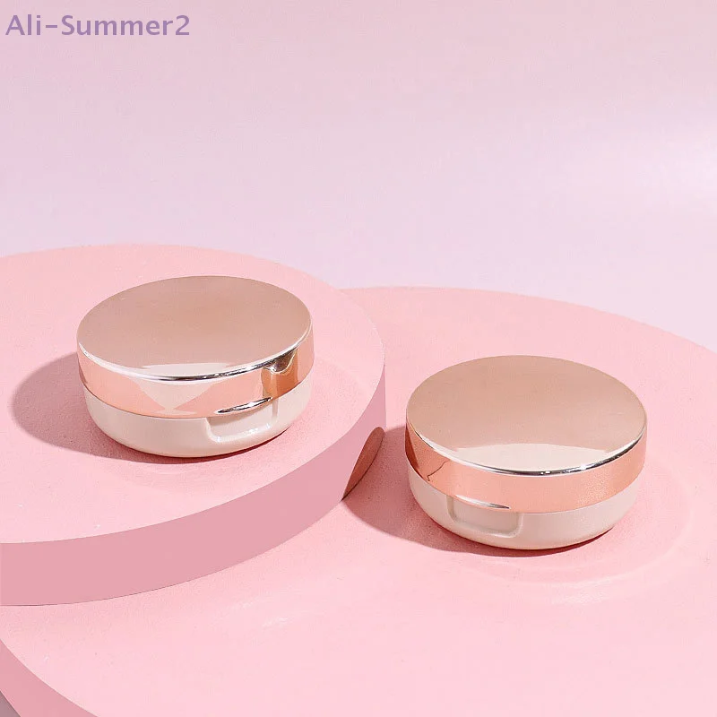 6 جرام وسادة هوائية فارغة علبة منتفخة محمولة لمستحضرات التجميل مع مرآة إسفنجية لبودرة كريم أساس BB #3