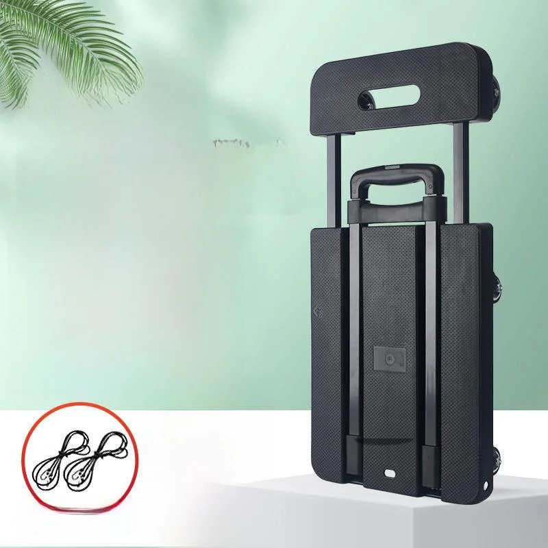 home-use-shopping-cart-portable-outdoor-hand-pulling-vegetable-buying-car-carbon-steel-material-retractable-handle