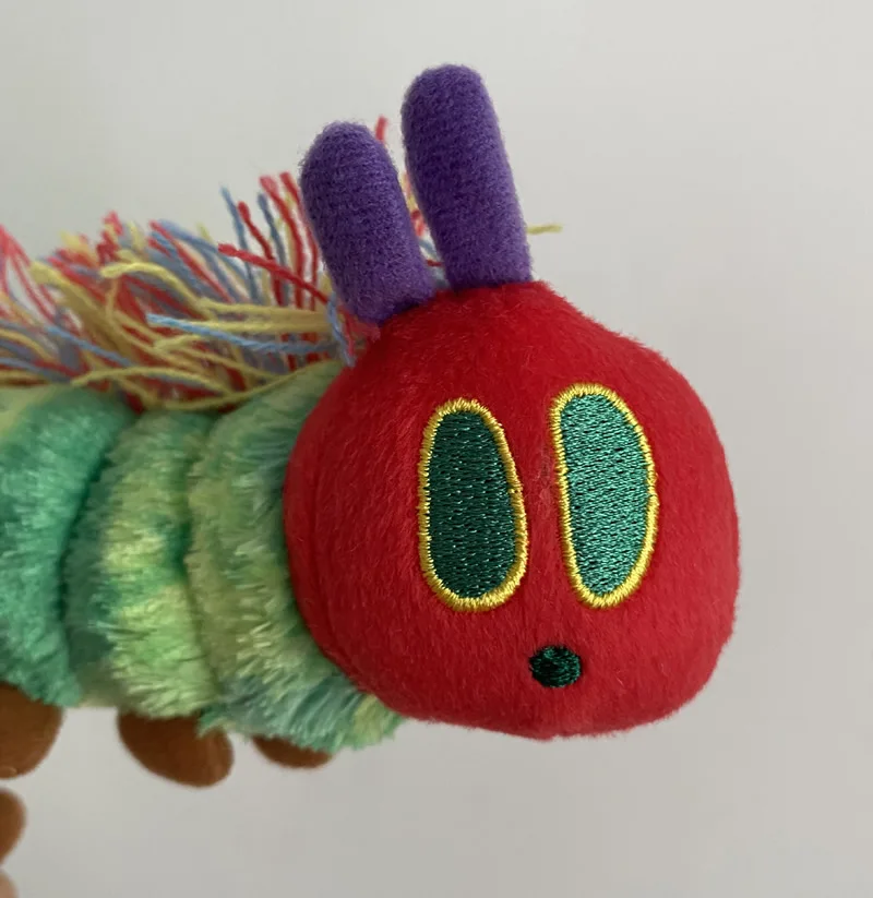 Autentico modello 3 il bruco molto affamato di Eric Carle farcito peluche bambini regali per bambini