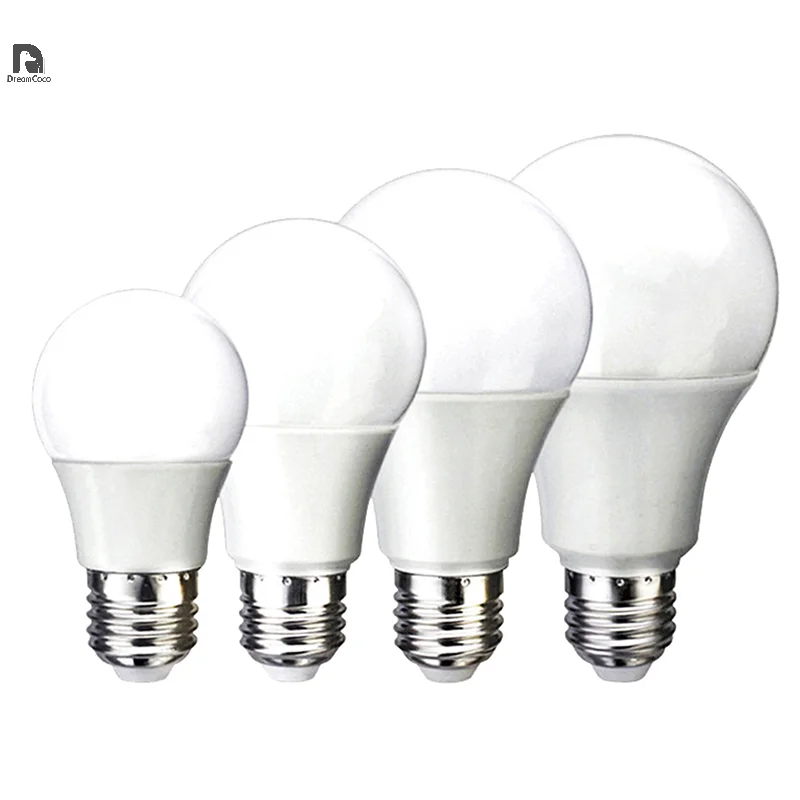 หลอดไฟ LED เทียบเท่า E27 5W 7W 9W 12W 15W 18W สปอตไลท์ไฟ LED เย็น/อบอุ่นสีขาวพร้อมฐาน