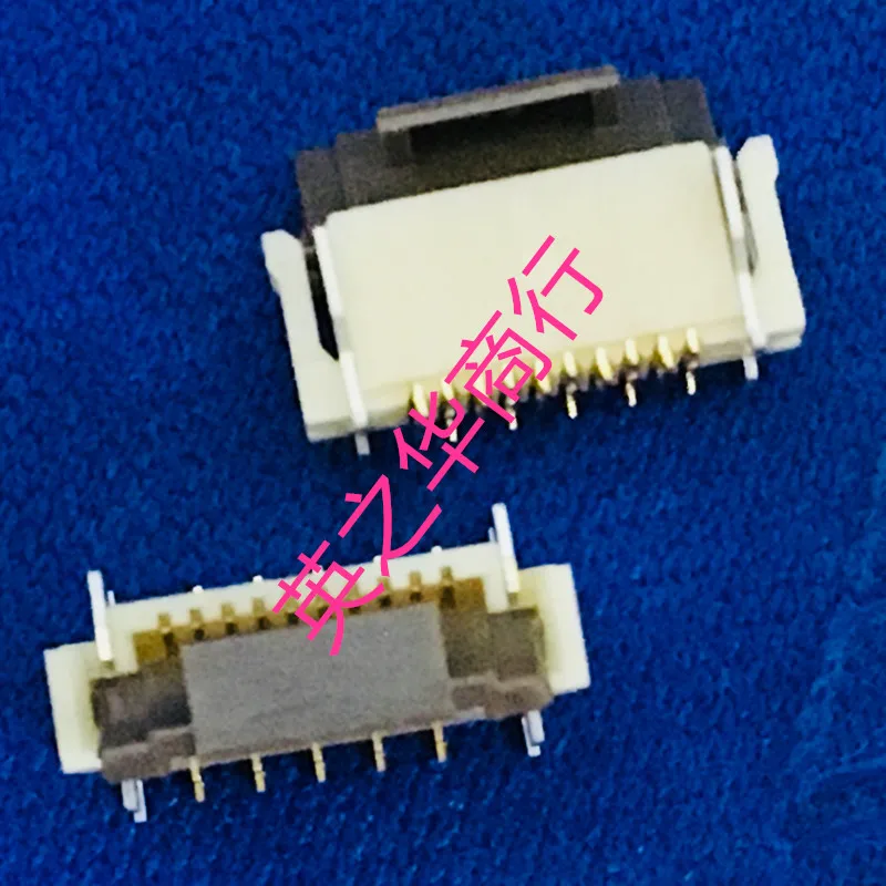 

30 шт., оригинальный новый FPC/ffc коннектор, фоторазъем 10P 0,5 мм, вертикальный монтажный Флип-тип