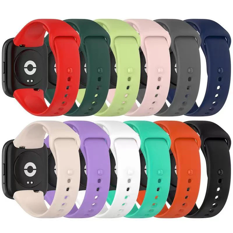 WatchBand Strap For Xiaomi Redmi Watch 3 Soft Silicone WristBand Bracelet For Redmi Watch 3 Lite Active Accessories Belt Correa