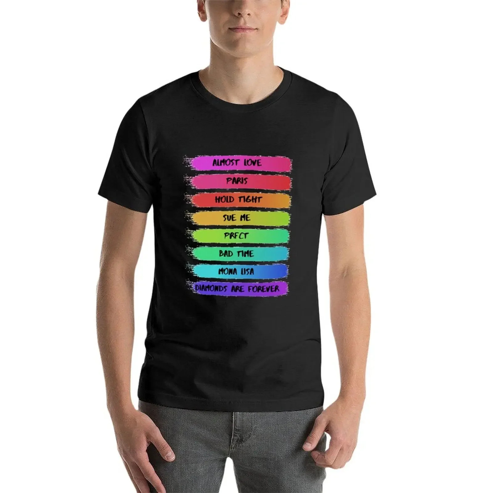 Singular Act 1 Tracklist T-Shirt sweat basketball graphic tees anime clothes mens t shirt