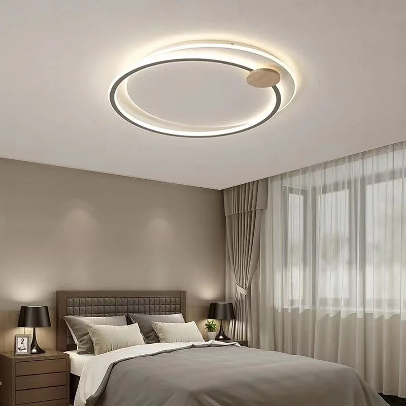 Minimalist Nordic bedroom chandelier ceiling led lights for room decor ultra-thin ceiling lamp living room study modern lighting