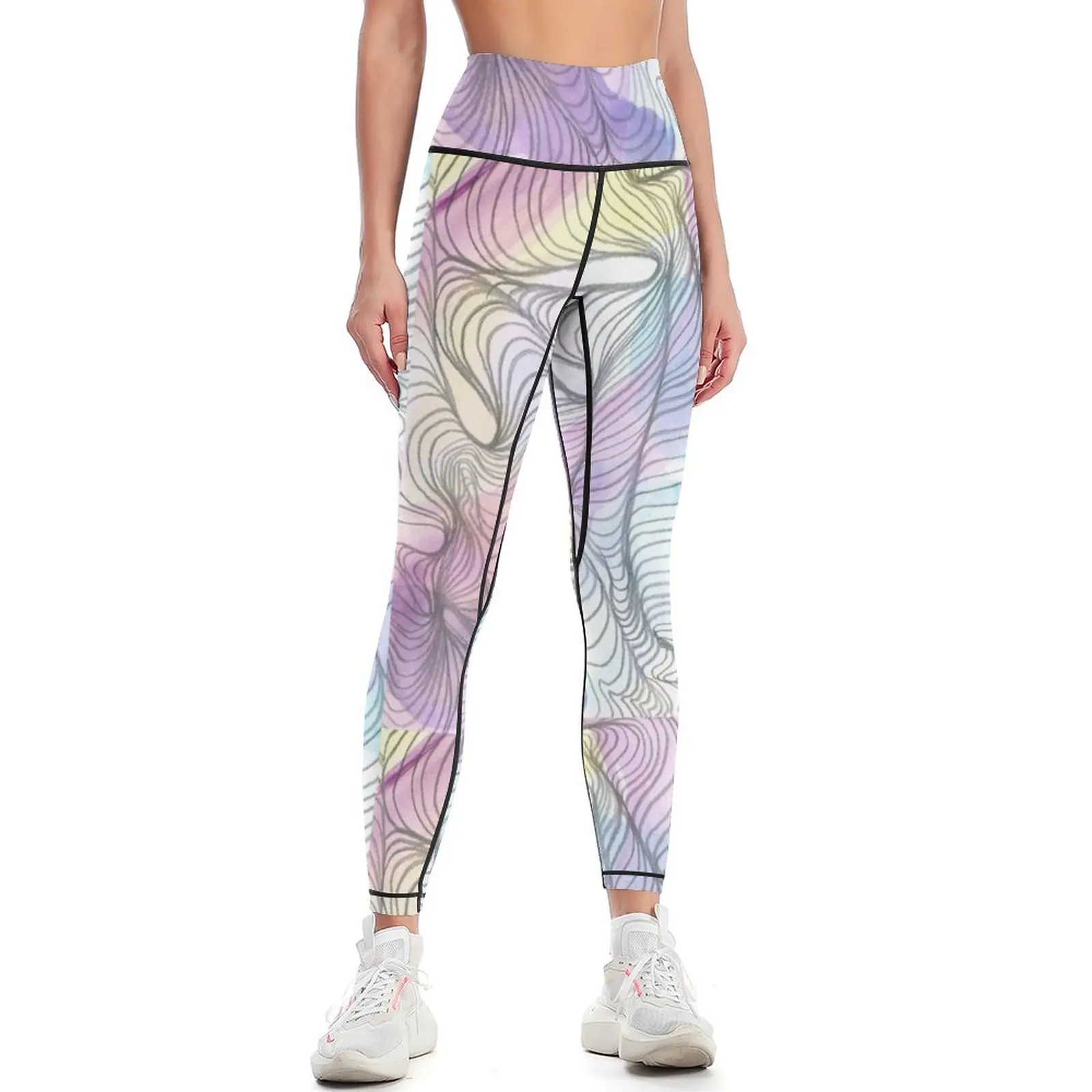 

Wave Leggings workout clothes for legging pants raises butt sports shirts gym trousers Womens Leggings