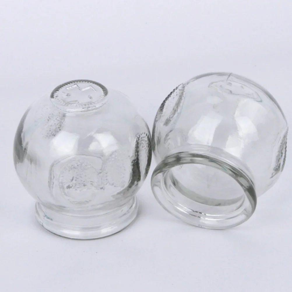 

6Pcs Glass Cupping Therapy Set Thickened Explosion Proof Suction Cups for Body Massage Relaxation Cupping Jar Glass Suction Cup