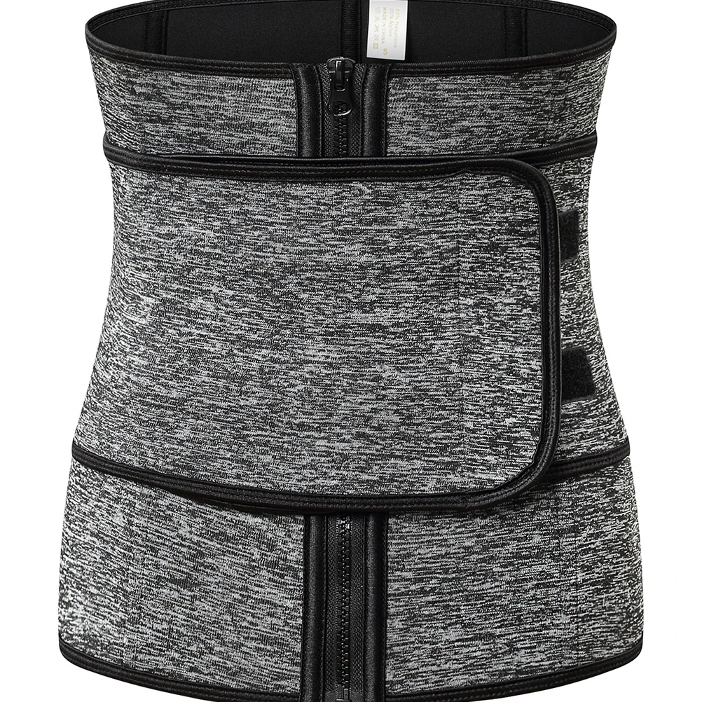

1pc Waist Trainer Corset Shapewear Belt Fitness Tummy Waistband For Women Daily Gym Park Use Posture Support S (Grey)