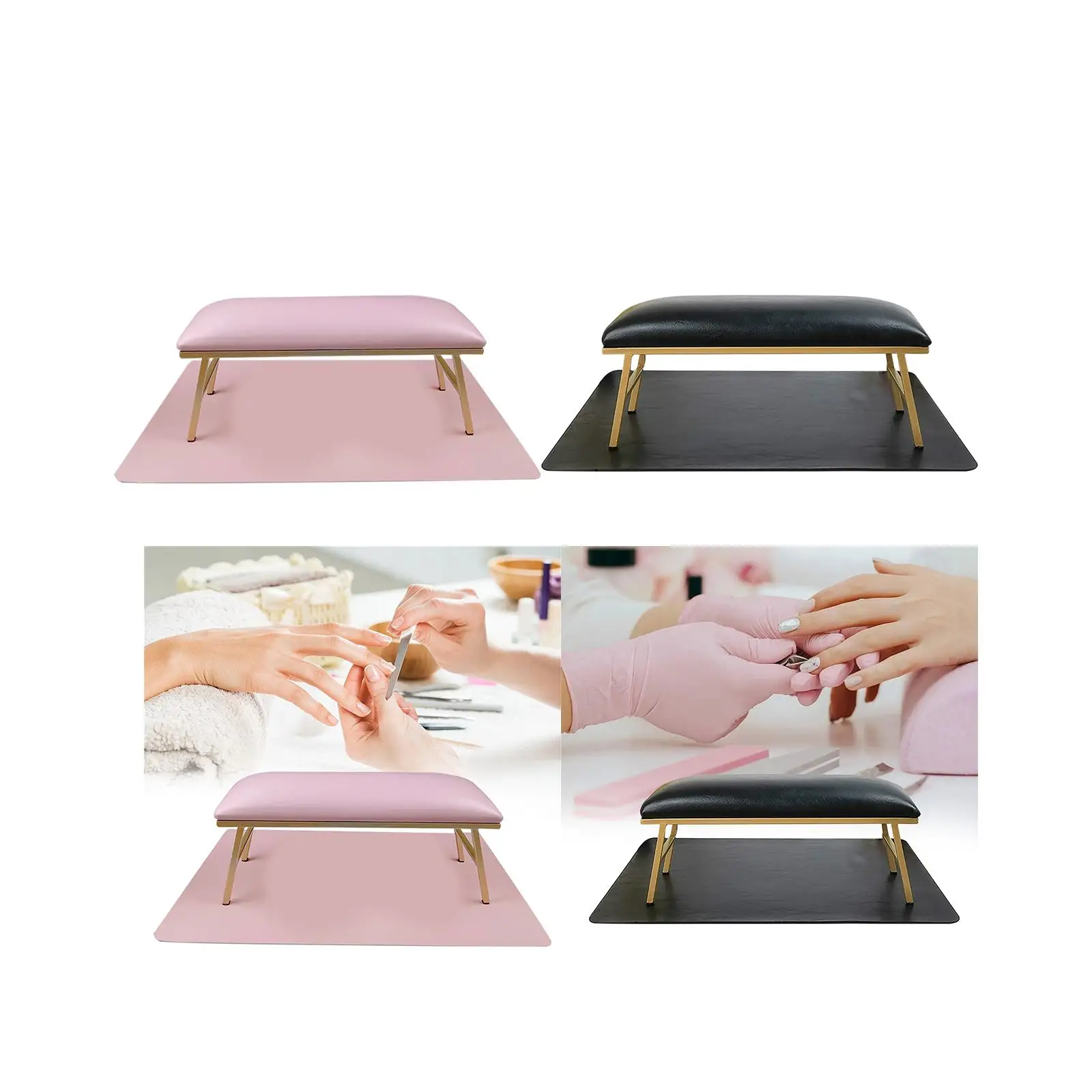 Nail Art Hand Pillow and Mat Accessories Arm Rest for Nails Nail Table Mat for Manicurist Salon Home Nail Art Nail Techs Use