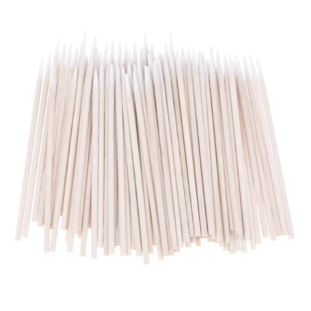 100 X Cotton Stick Clean Tool for AirPod Earphone Phone Port