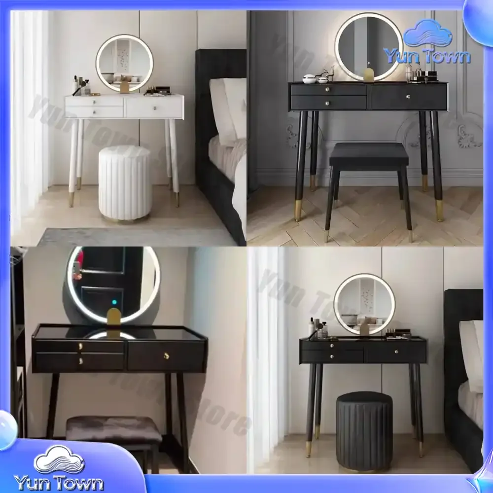 Makeup Drawers Dressing Table Small Apartment Light Luxury Dressing Table Storage Hotel Women Coiffeuse De Chambre Furniture