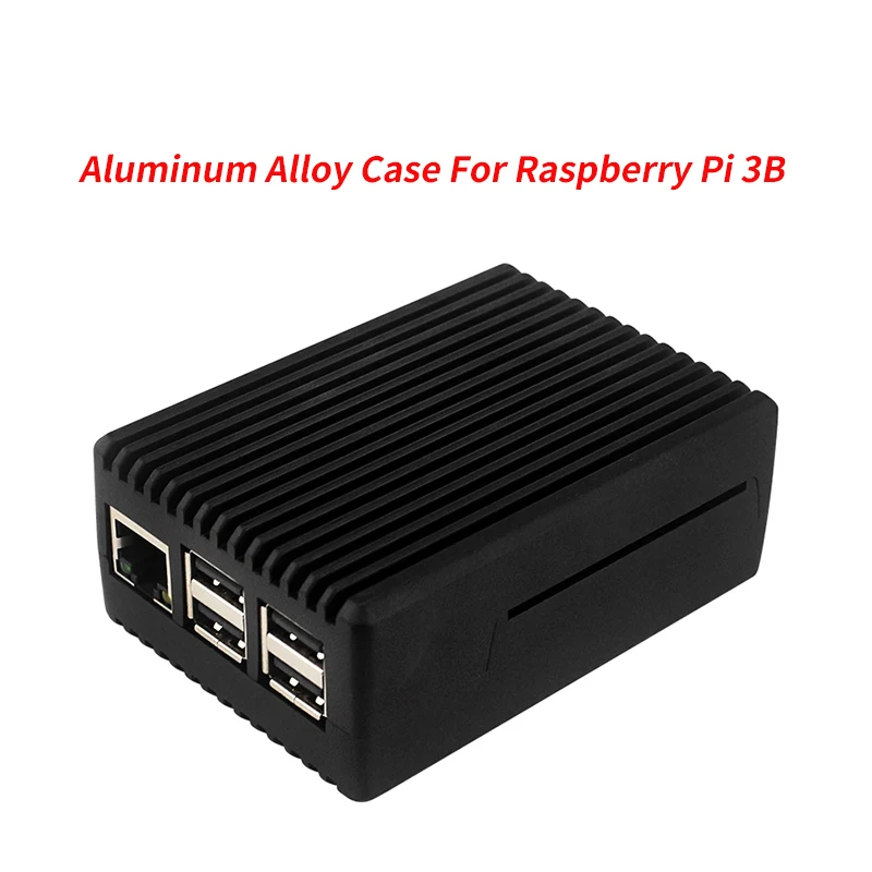 

Raspberry Pi 3 Aluminum Alloy Case Passive Cooling With Thermal Pad Heat Sink For Raspberry Pi 3B