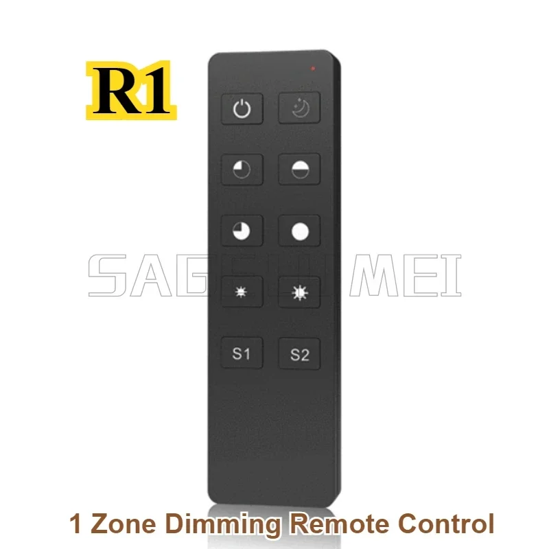 Skydance 10key Wireless Remote 1/4/8Zone Dimming Controller R1/R2/RU4/RU8 For DualColor or SingleColor LEDController Temperature