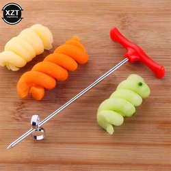 Potato Spiral Cutter Manual Roller French Fry Cutter Making Twist Shredder Grater Kitchen Gadget Cooking Tools Vegetable Slicer
