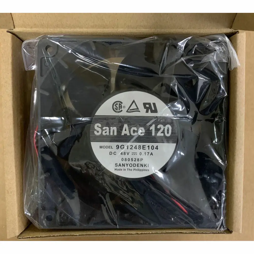 

ONE San Ace 9G1248E104 48V 0.17A 12038 120mm chassis cooling fan New