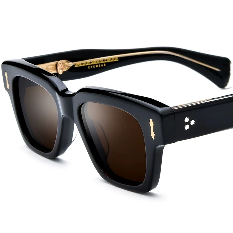 Belight البصرية مربع الشكل خمر الرجعية خلات الرجال النساء بارد الأزياء العصرية النظارات الشمسية مع حالة FELLINII T