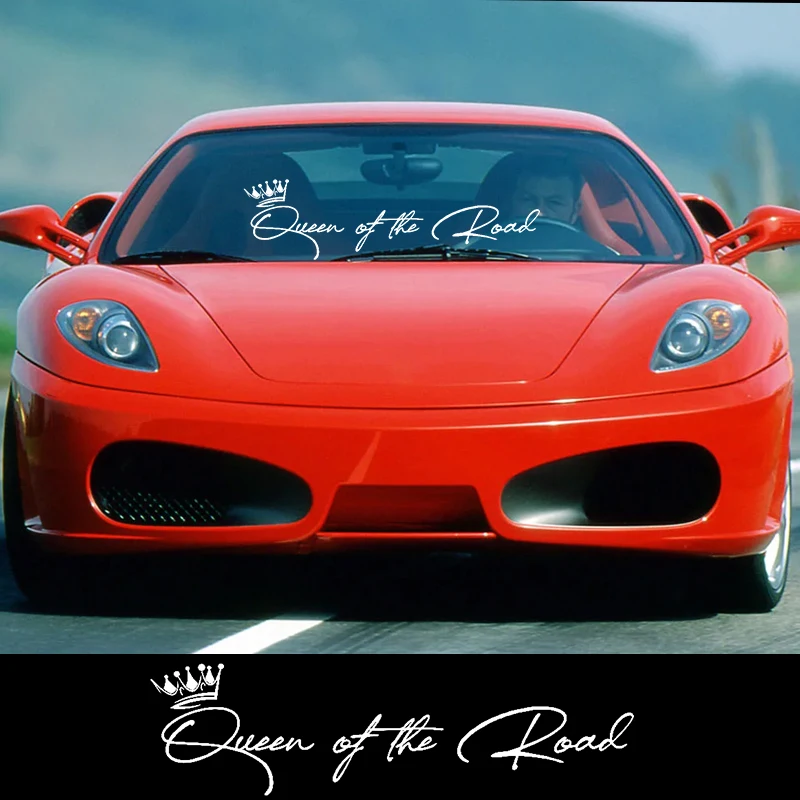 Queen of the Road Car Stickers Waterproof Vinyl Decal Car Accessories Pegatinas Para Coche DIY Car Styling No Background 41710# view 2