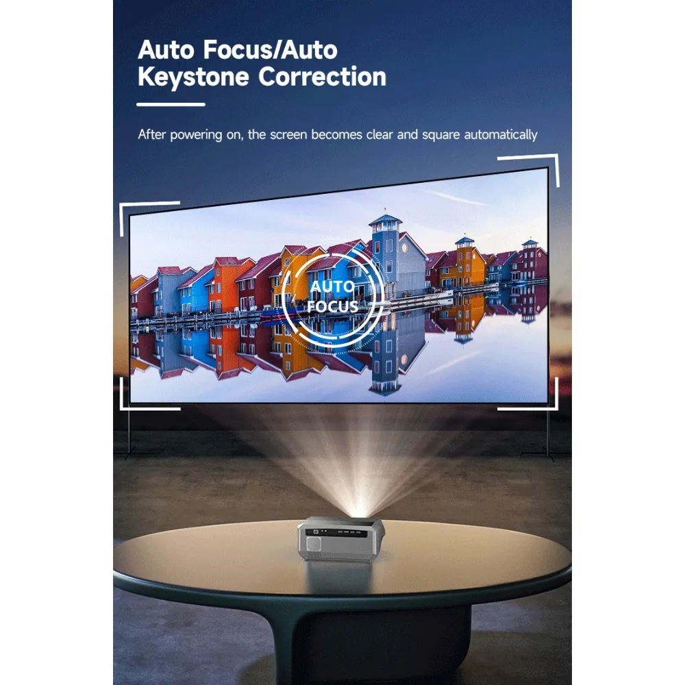 Caiwei A10Q Outdoor Daytime Projector hd 4k 1080p  LED Proyector Beamer