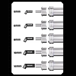 MECHANIC 861 Diagonal Air Nozzle 5 6 8 10 12 mm Oblique blow Nozzle Even Heating Tools Heating Station Replacement Mouth