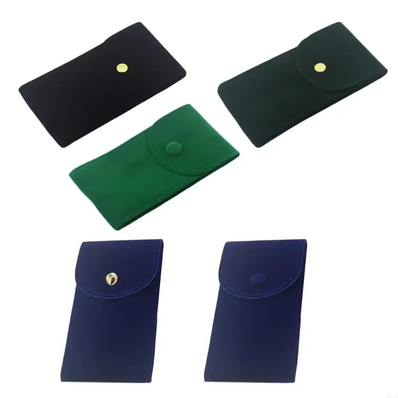 Velvets Watch Travel Pouches Comfortable Storage Organizers Mechanical Watch Protector Suitable for Travel and Daily Use
