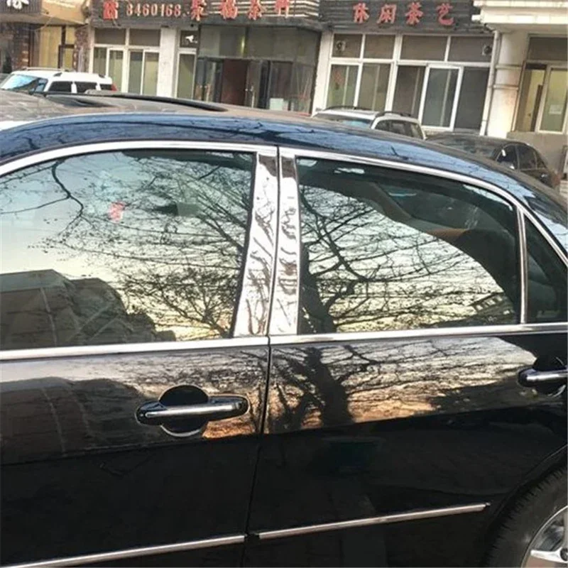 

WELKINRY For Honda Accord CM 7th Generation 2003-2007 Car Body Door Window Central Middle B C Column Pillar Post Cover Trim