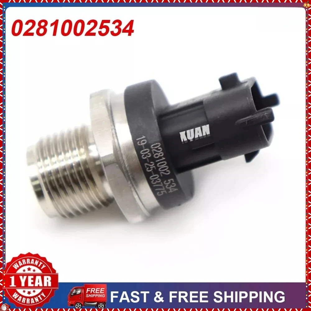 0281002534 pour OPEL VAUXHALL SIGNUM ASTRA ANTARA CORSA VECTRA ZAFIRA MERIVA nouvelle vanne de capteur de régulateur de pression de Rail de carburant de voiture
