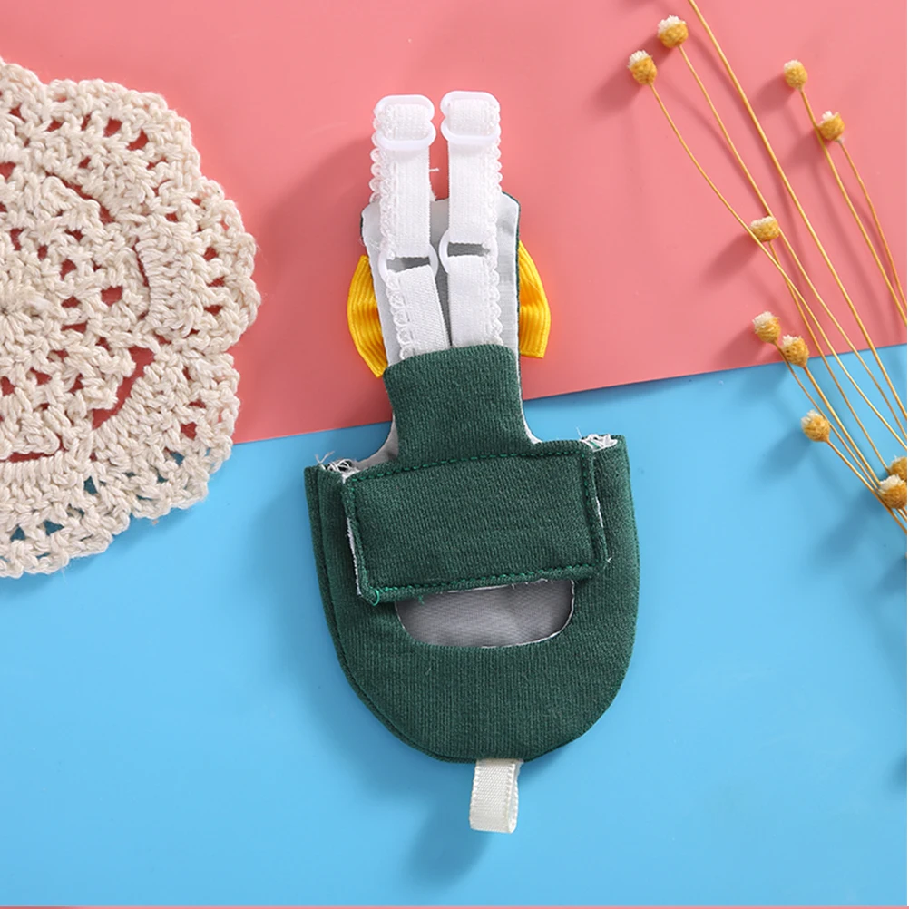 

Bird Diaper Parrot Flight Suit Bird Clothes Adjustable Bird Flying Clothing Pet Bird Clothes (Blackish )