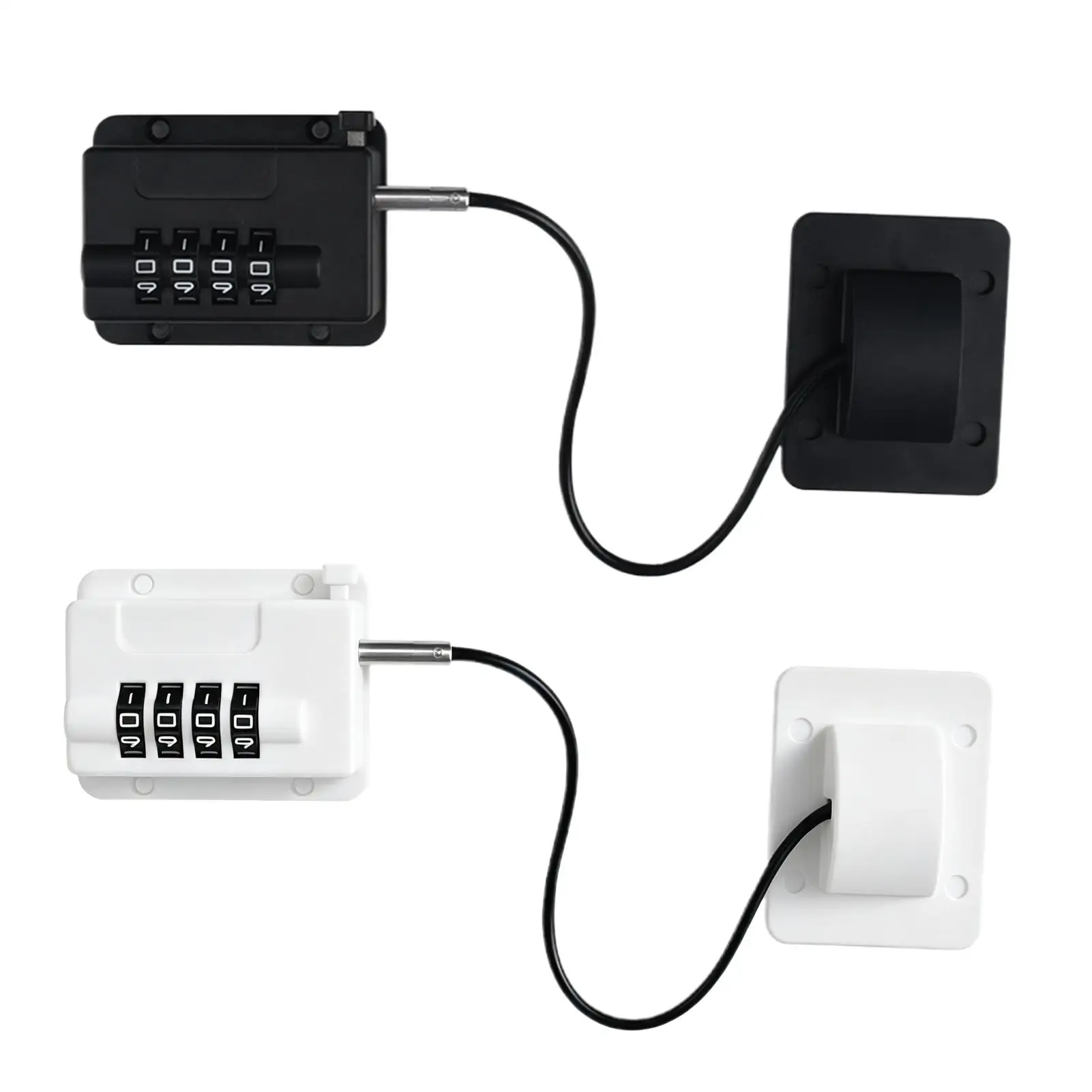 Refrigerator Combination Lock Child Protection Freezer Adhesive Combination Latch Kitchen Microwave Oven Door Safety Lock