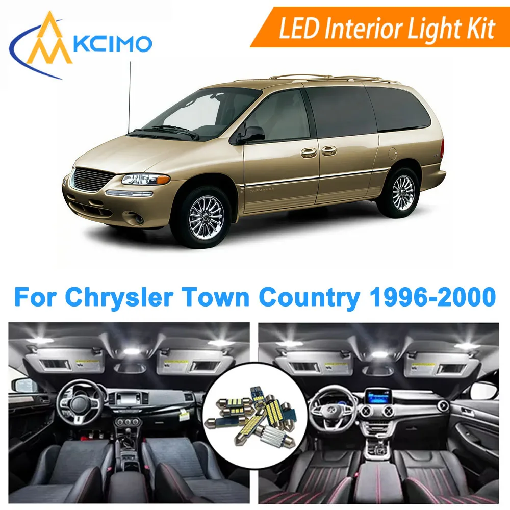 

Complete Interior LED Upgrade Kit For Chrysler Chrysler Town & Country 1996-2000 Interior Light Package High Performance