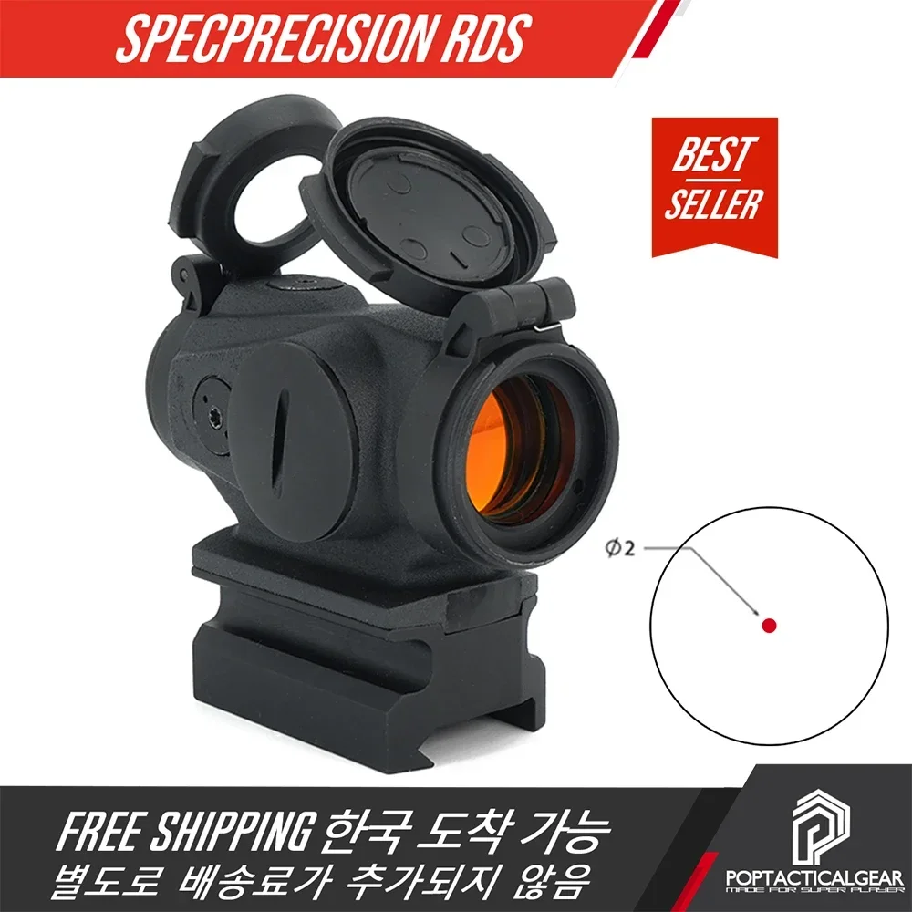 

SPECPRECISION AIM RDS Red Dot Sight with 39 Mm One-piece TNP Mount and Original Packing Box for Airsoft Hunting Wargame