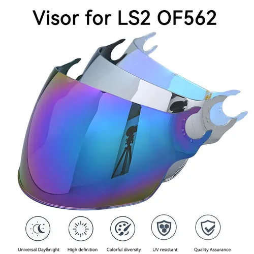 Imagen 1 del producto Visera de casco para casco LS2 de 562, reemplaza gafas de sol, lentes adicionales para cascos de flujo de aire Ls2