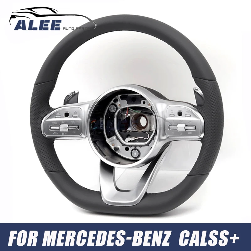 

Car Nappa Leather AMG Steering Wheel Fit for Mercedes-Benz W205 W205 W212 W213 W218 W177 W176 A B C E GLC Class Car Accessories