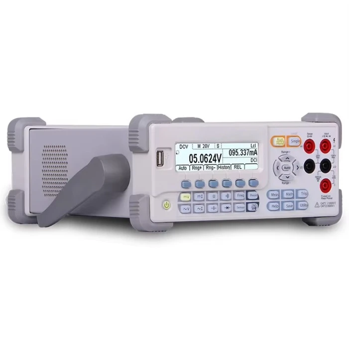 Dual Digital Display Six-Bit Half  Bench Type Digital Multimeter