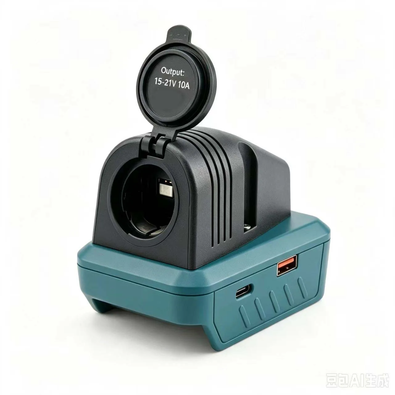 For 18V Lithium Tools Car Power Adapter For Construction Sites Stable Power Supply 15-21v Power Tool Accessory