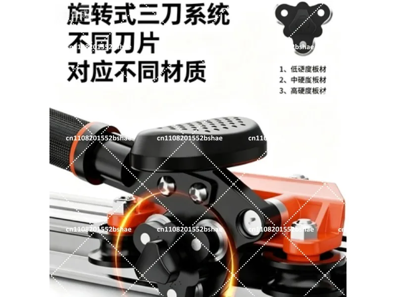 Manual Tile Cutting Machine High Precision Slate Floor Tile Track Push Knife Cutter