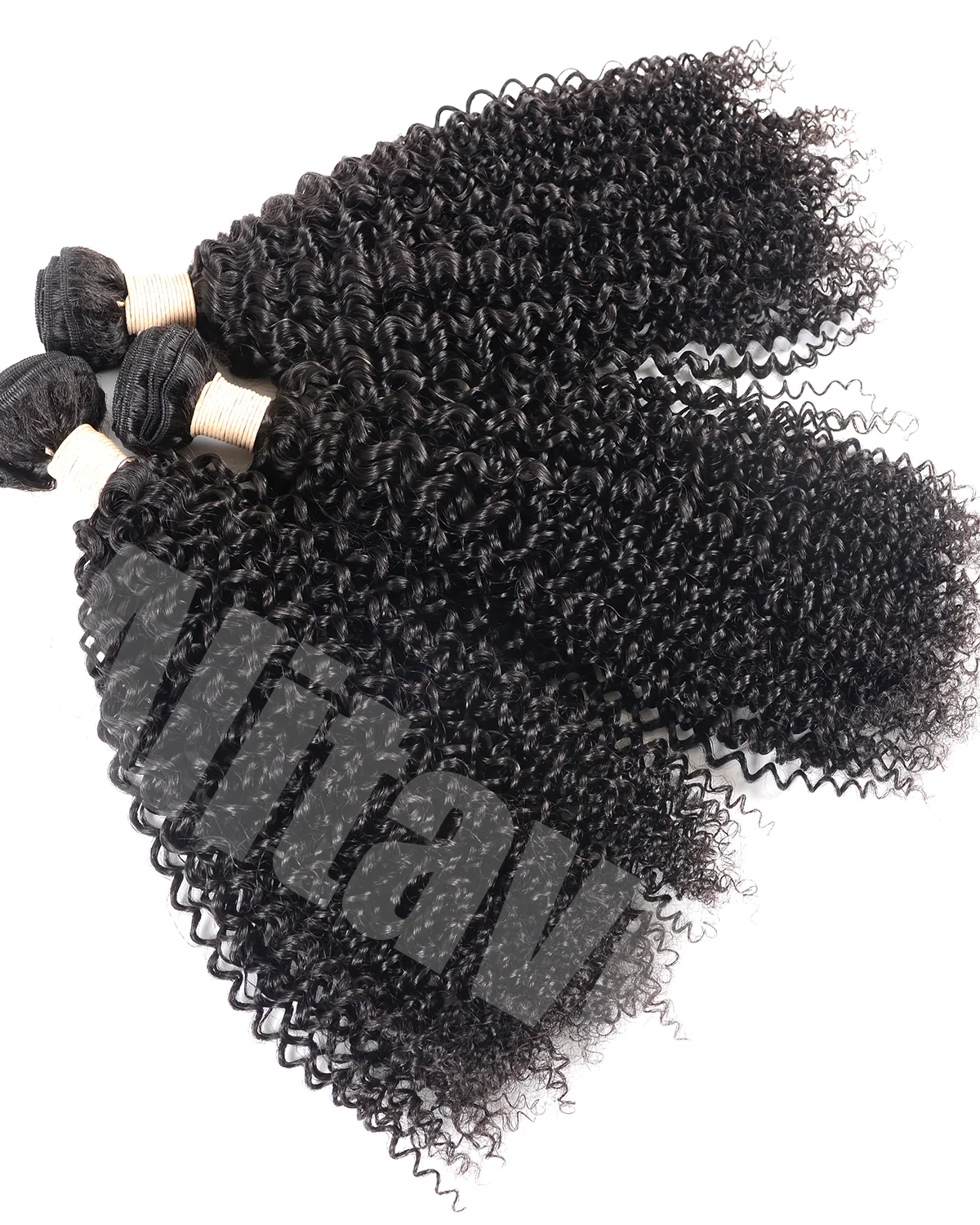 Unprocessed Raw Hair Bundles Deal 44 Inch Long Hair Bundles and Weave Kinky Curly Hair Bundles Tissage Cheveux Humains Hair Weave Bundles Wholesale