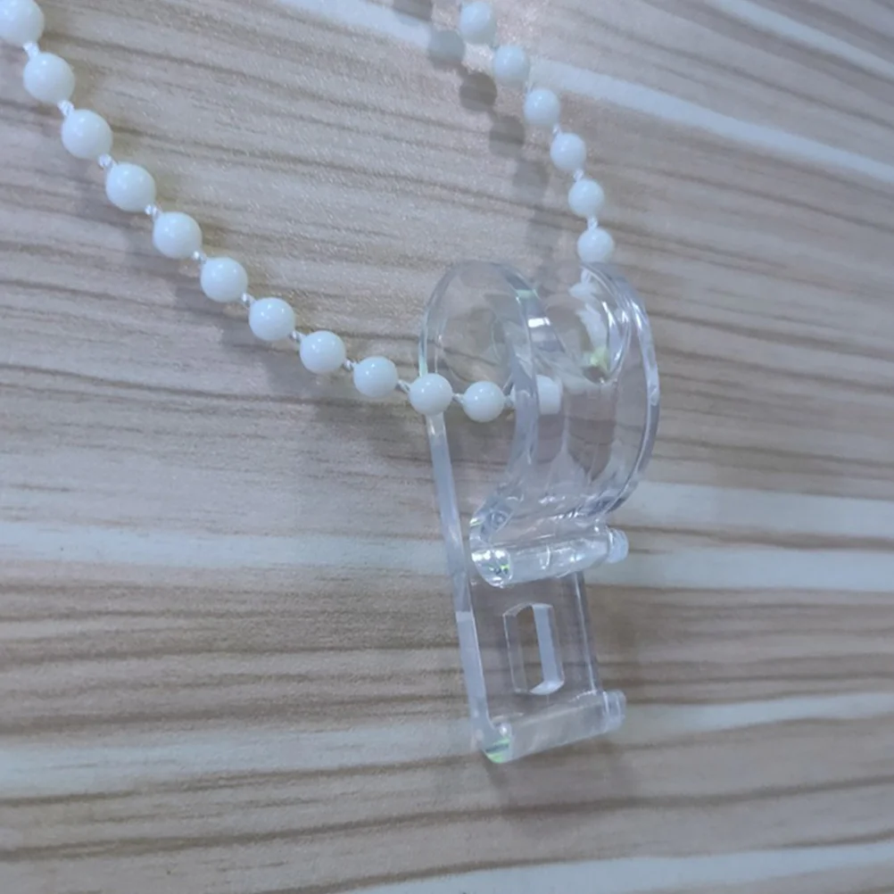 20 Pcs Curtain Hooks Clear Clips Roller Blinds Shade Hooks Chain Connectors Blind Cord Holders Window Coverings Home Decor - Image 3