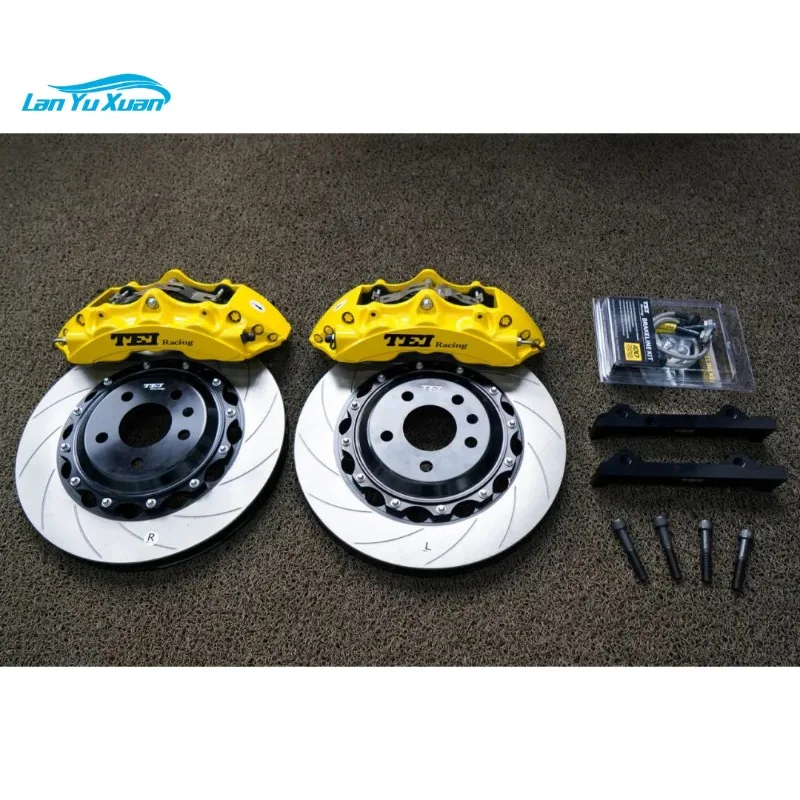 

Front Big Brake Kit P60NS 6 Piston Caliper With 355*32 mm Rotor BBK Auto Brake System for Audi A4 18 Inch Car Rim