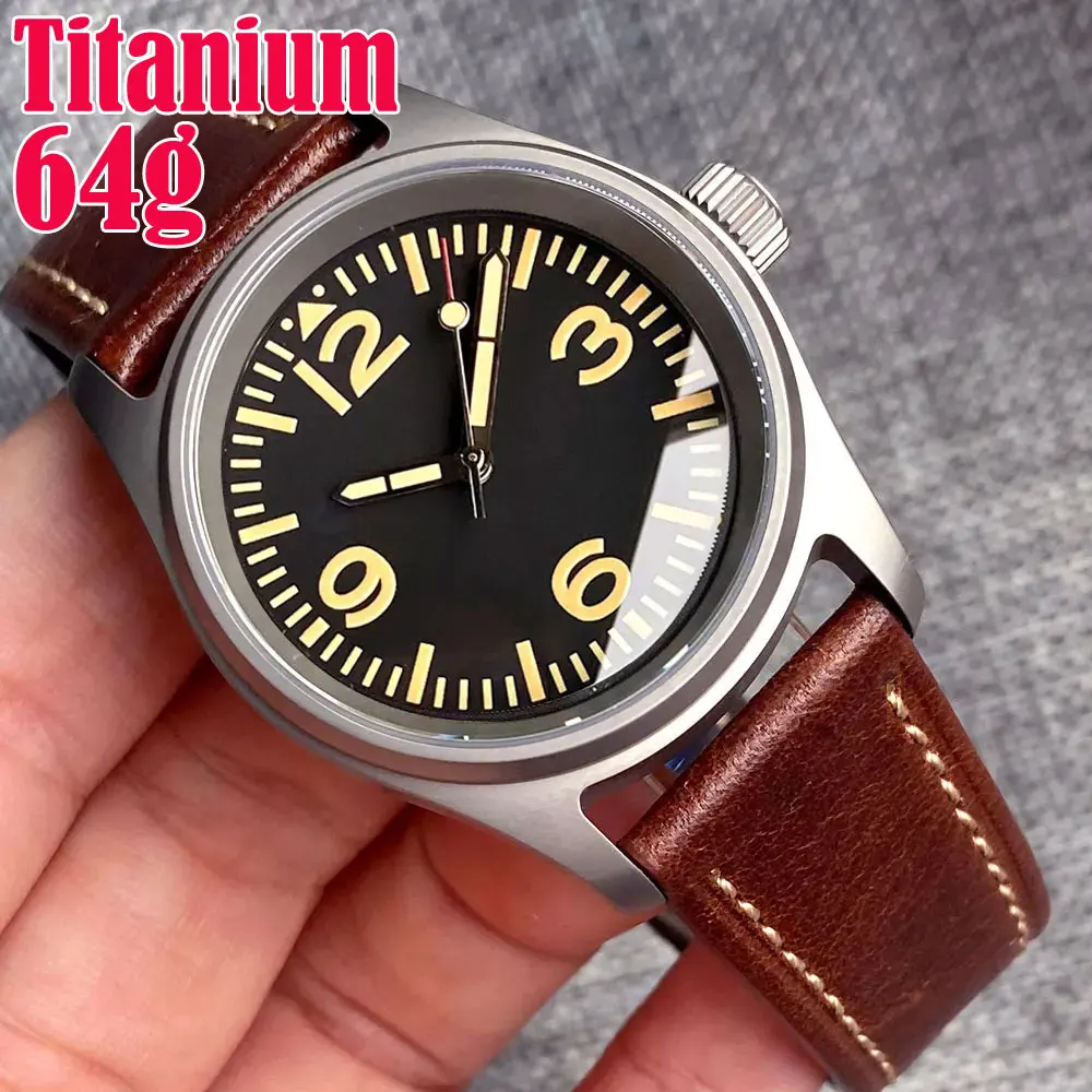 

Tandorio Titanium Diving Automatic Watch for Men NH35A PT5000 Movement Allergy Free 20BAR Waterproof Sapphire Crystal 36mm Reloj