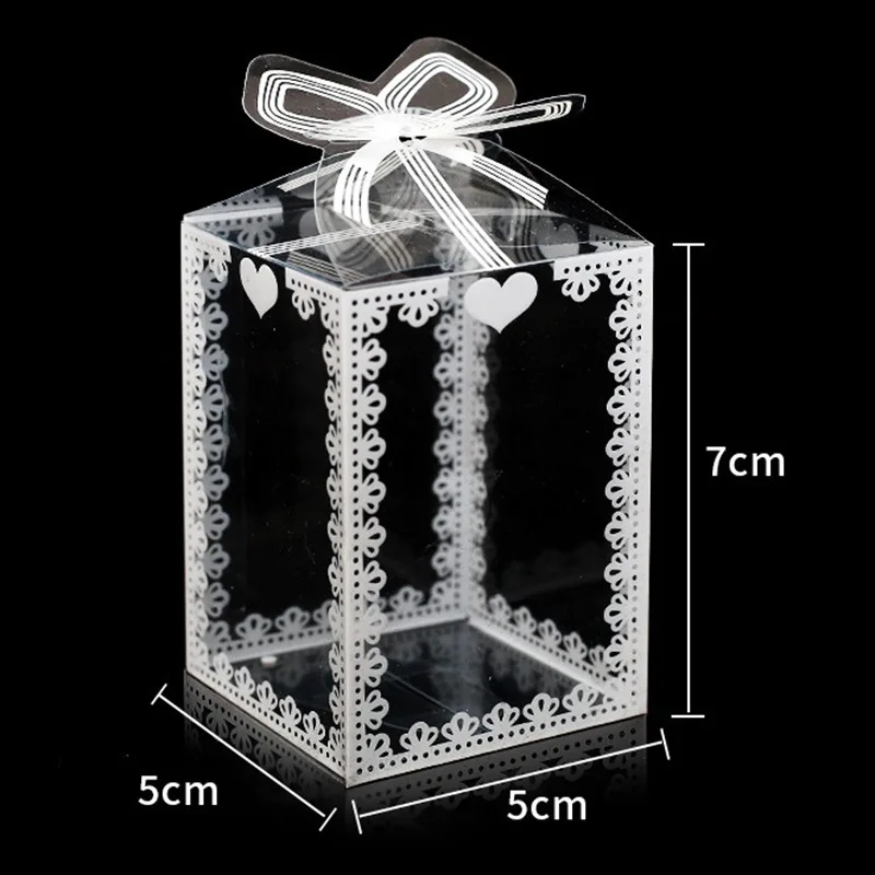 Transparent PVC Packing Gift Boxes 20pcs