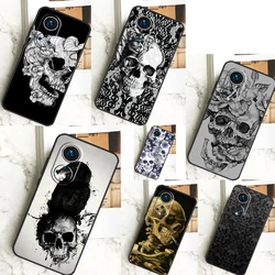 Gothic Skull Case For Honor Magic 6 Pro 5 Lite 50 70 90 X6 X7 X8 X9 Honor X6a X7a X8a X9a X8b X9b Cover