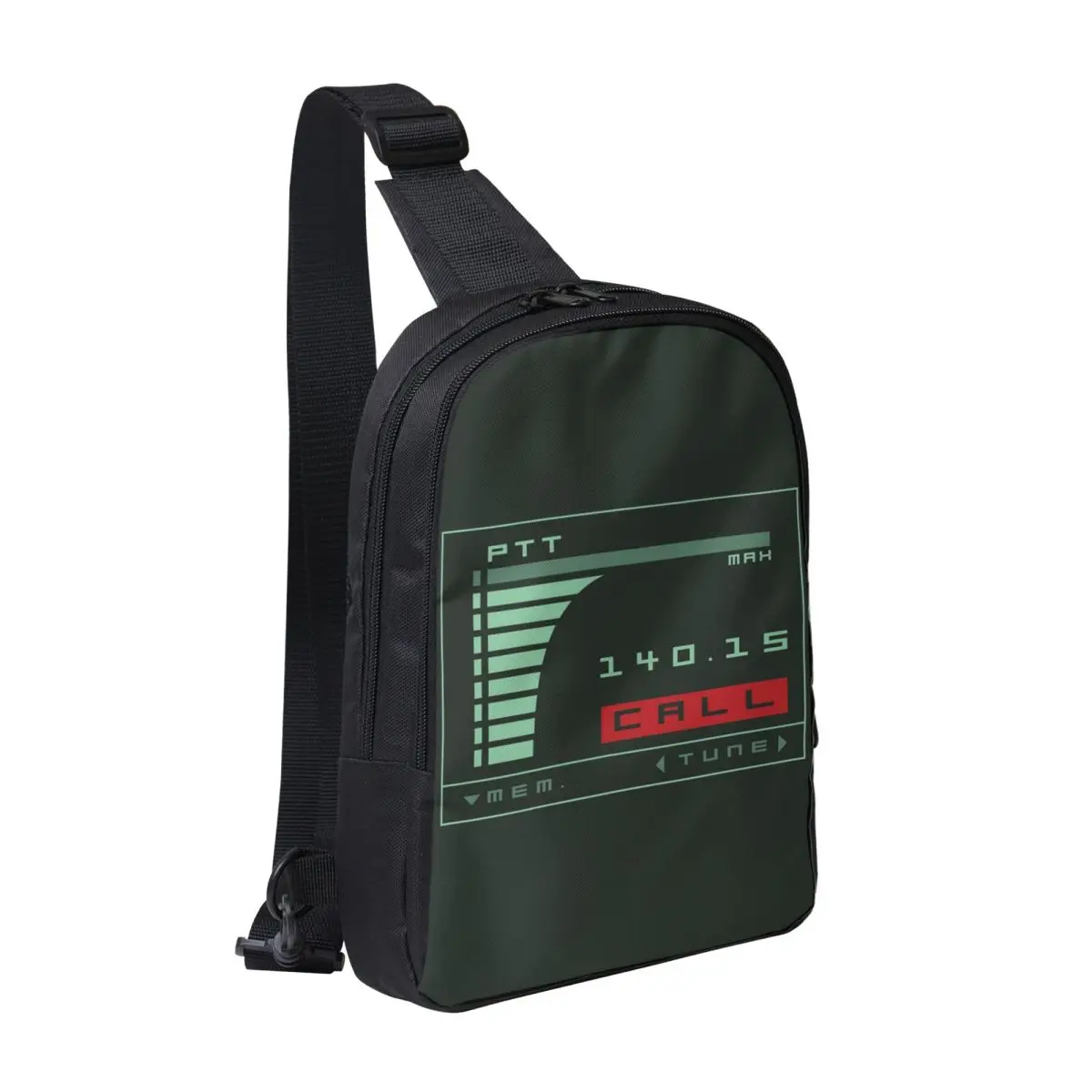 

Metal Gear Solid Codec Screen Inspired By Kojima's MGS Chest Bag Men Sling Crossbody Backpack Chest Bag Daypack Shoulder Bag