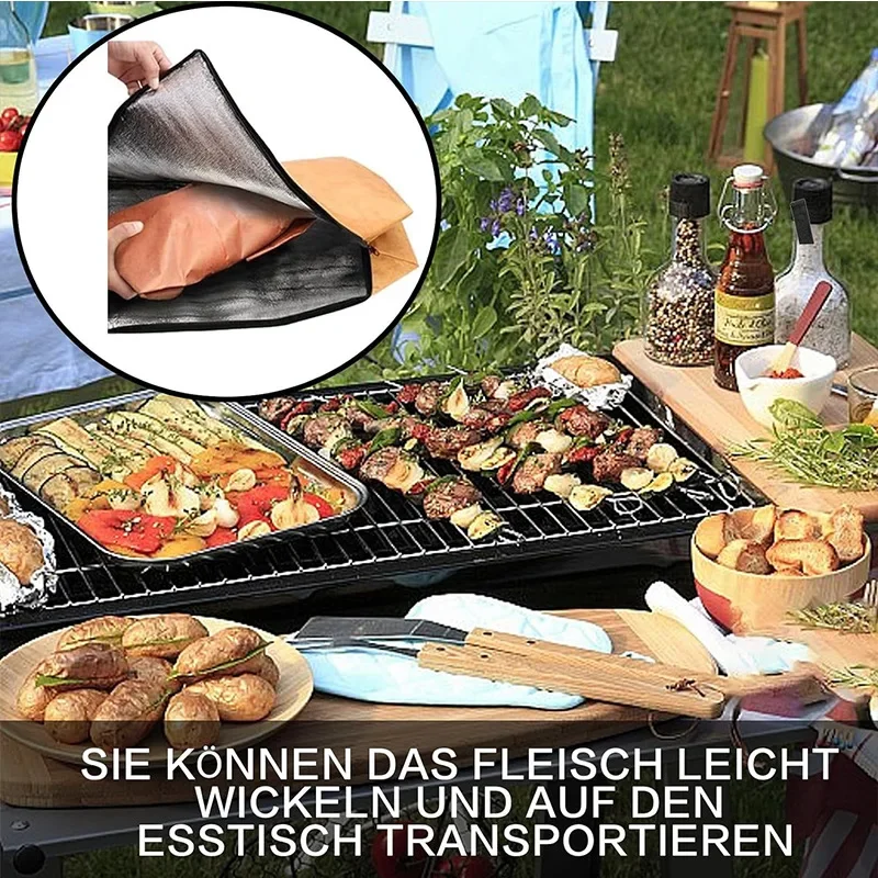 Isolierte Fleisch-Aufbewahrungstasche für den Außenbereich für Grill, Isolierung, Grill-Fleisch-Aufbewahrungstasche