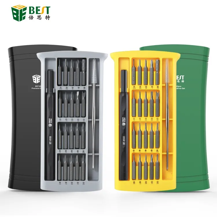 

BEST-8930B 22 in 1 S2 Steel Bits Interchangeable Electronic Precision Magnetic Cell Phone Repair Screwdriver Set