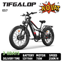 TIFGALOP ES7 City Electric Bicycle 750W48V19AH Top Speed 50KM/H Electric Bicycle 26 inch Fat Tire Mountain Off road Electric