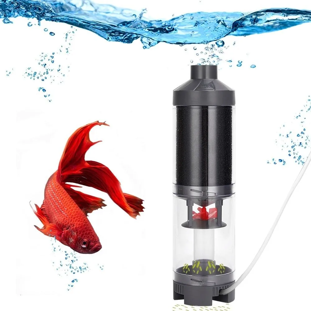 Ultra-Leiser Aquarium-Fischkot-Sammler mit Luftpumpenantrieb, Effizienter Fischkot-Sammler, Abnehmbar und Energiesparend