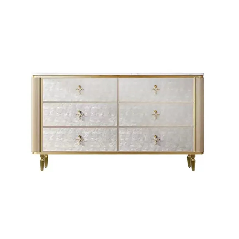 cabinet modern simple living room shell decorative partition cabinet bedroom solid wood drawer storage cabinet