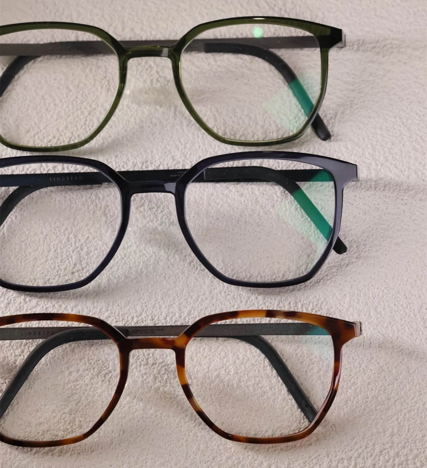 1055 Men Screwless Acetate Denmark Brand Large Square Polygon Glasses Frame Eyeglasses Women Eyewear Ultralight Spectacles Gafas