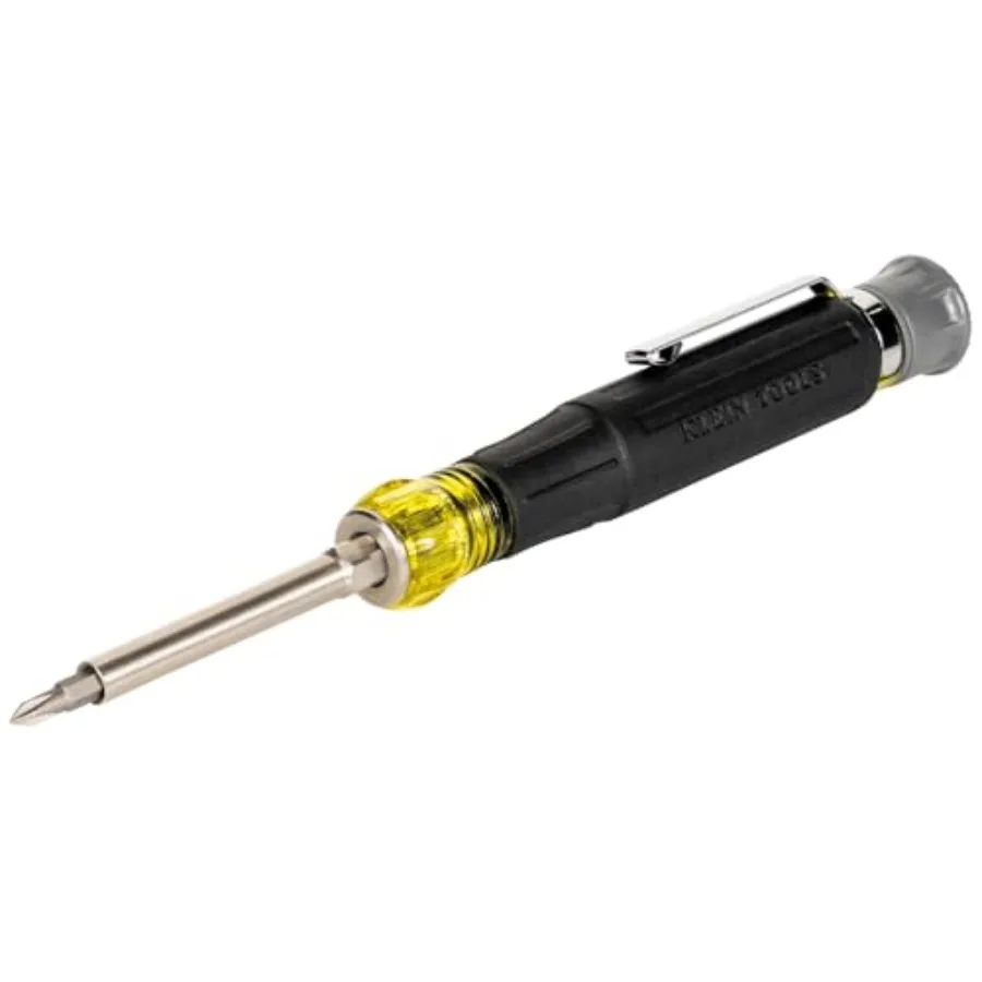 

32600P Mini Precision Screwdriver with Pocket Clip 13in1 Magnetic AllPurpose Driver with Nut Drivers Phillips Slotted and TORX